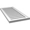 Ekena Millwork Vertical Surface Mount PVC Gable Vnt: Non-Functional, w/2"W x 1-1/2"H, Brickmould Frame, 16"W x 34"H GVPVE16X3402SN - alternate 4